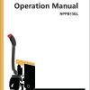 CAT Forklift NPPB15EL Operation Manual 10.2023
