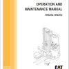 CAT Forklift NRM20N2 NRM25N2 Operation Service Manual 12.2023