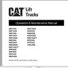 CAT Forklift NSR12N2 to NPS30N2 Operation Service Manual 03.2024