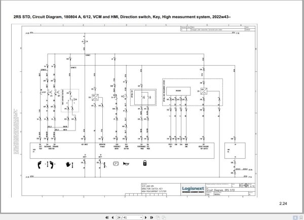 CAT Forklift NSR12N2 to NPS30N2 Operation Service Manual 03.2024 3