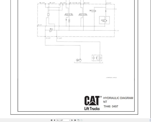 CAT Forklift NT12 Electrical and Hydraulic Diagrams 03.2018 1