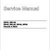 CAT Lift Truck DPL40 Operation Service Manual 06.2023