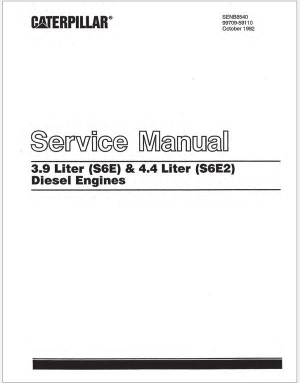 CAT Lift Truck DPL40 Operation Service Manual 06.2023 1