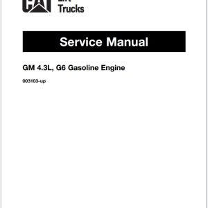 CAT Lift Truck GP50C Service Manual 06.2023