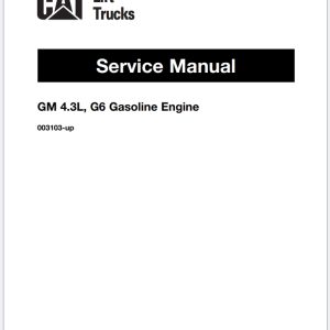 CAT Lift Truck GPL40 Operation Service Manual 06.2023