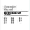 CAT Lift Truck MC60B Service Data and Operation Manual 04.2020