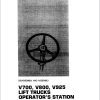 CAT Lift Truck V925 LH Parts Operation Service Manual 04.2022 1