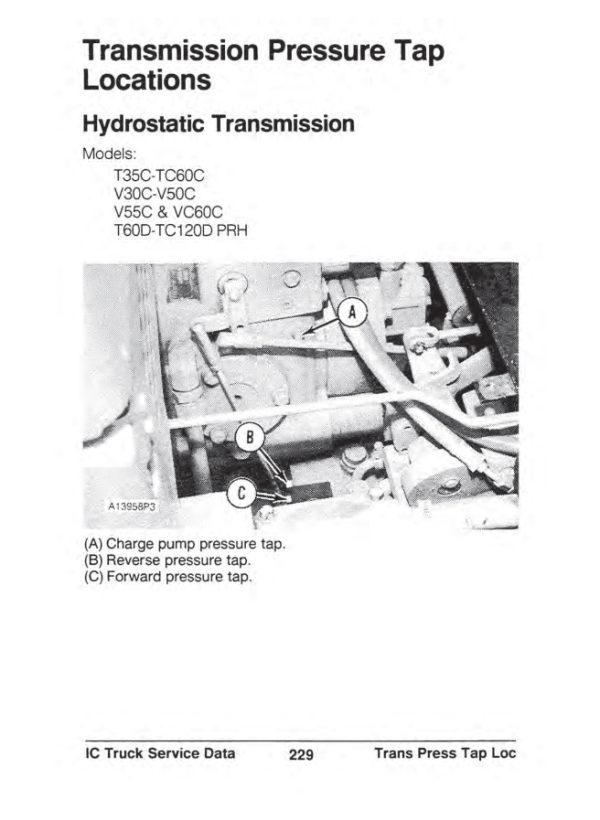 CAT Lift Trucks AH40 AH46 AH52 AH60 Maintenance Inspection Specifications SENB8212 01 2