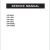 CAT Lift Trucks DP100NL to DP160SNL Operation Service Manual 04.2023