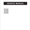 CAT Lift Trucks DP160NE to DP230NE Operation Service Manual 04.2023