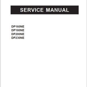 CAT Lift Trucks DP160NE to DP230NE Operation Service Manual 04.2023