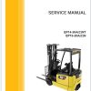 CAT Lift Trucks EP14 20ACNT EP16 20ACN Operation Service Manual 08.2023