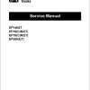 CAT Lift Trucks EP14N2T EP16CN2T EP18CN2T EP20N2T Operation Service Manual 07.2023
