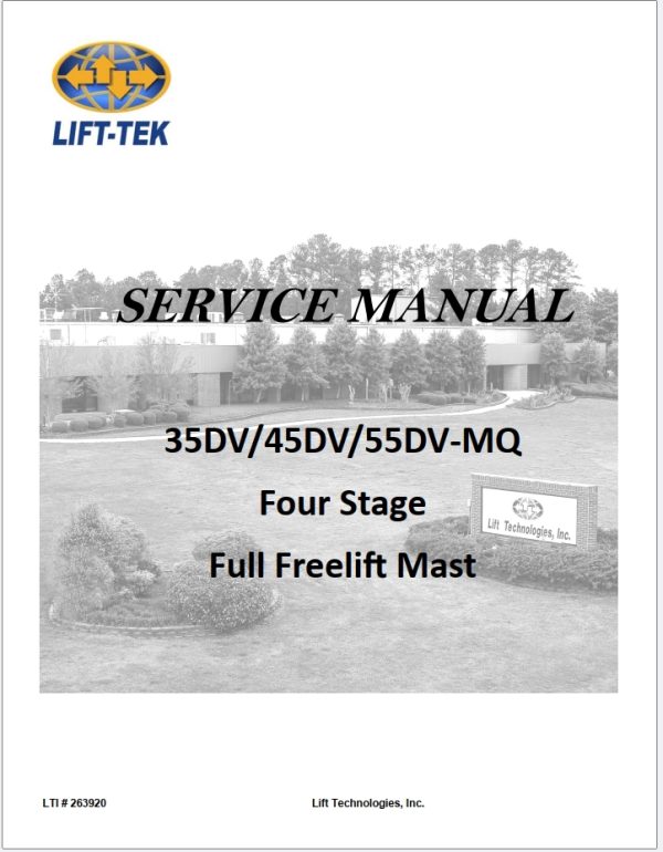 CAT Lift Trucks GP40N to GP55N1 Service Manual 05.2023 1