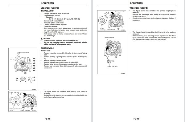 CAT Lift Trucks GP40N to GP55N1 Service Manual 05.2023 2