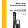 CAT Lift Trucks NR14N2L to NR25N2X Operation Service Manual 03.2024