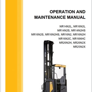 CAT Lift Trucks NR14N2L to NR25N2X Operation Service Manual 03.2024
