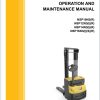 CAT Lift Trucks NSP10N3R NSP12N3IR SP14N3IR NSP16N3ISR Operation Service Manual 06.2023 1