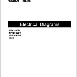 CAT Lift Trucks NSP16N3SR NPV20N3D NPF20N3DS NPF20N3DS Electrical Diagrams EL23GB1DS1C1 06.2023