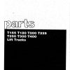 CAT Lift Trucks T165 T180 T200 T225 T250 T300 T400 Parts Manual UEG1500S 12.2020