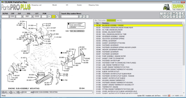 Clark ForkLift Parts Pro Plus EPC v555 11.2024 Spare Parts Catalog 3