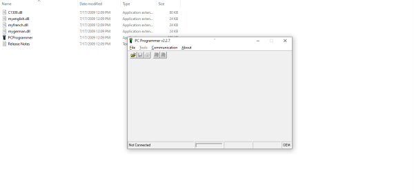 Curtis PC Programmer 1309 V2.2.7 Software