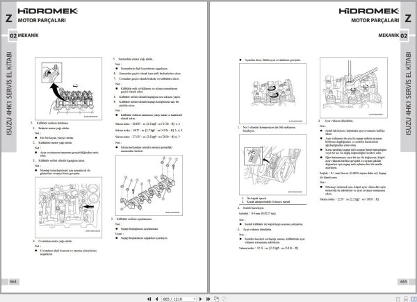 Hidromek Engine Isuzu 4HK1 Stage 5 Service Manual REV00 TR 3