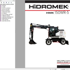 Hidromek HMK 150WR 5 Stage 5 Service Manual Electric and Hydraulic Schematic REV00 TR 1