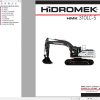 Hidromek HMK 310LC 5 Stage 5 Service Manual Electric and Hydraulic Schematic REV01 TR 1