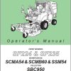 Iseki Front Mowers SF224 SF235 Operators Manual and Diagram 1832 912 101 1B EN 1