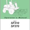 Iseki Front Mowers SF310 SF370 Operators Manual and Diagram 1770 912 101 4I EN 1