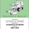 Iseki Front Mowers SF438 SF450 Operators Manual and Diagram 1809 912 101 2C EN 1