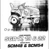 Iseki Lawn Mowers SGR17 SGR19 SGR22 Operators Service Manual and Wiring Diagram 1
