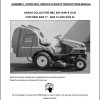 Iseki Lawn Mowers SGR17 SGR19 SGR22 Operators Service Manual and Wiring Diagram 3