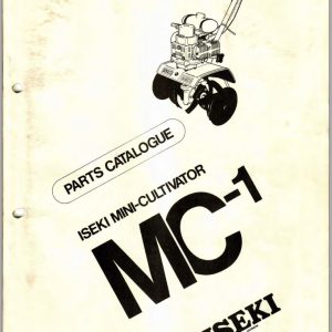 Iseki Mini Cultivator MC1 Parts Catalog 1