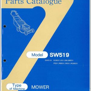 Iseki Mower SW519 Parts Catalog 2503 098 100 10 1