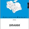 Iseki Ride On Bush Cutter SRA800 Operators Manual and Diagram 9067 394 401 10 1