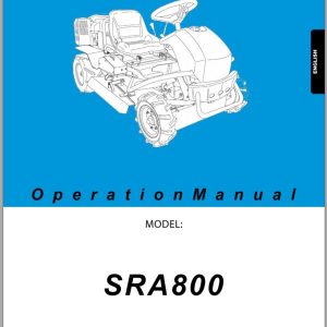 Iseki Ride On Bush Cutter SRA800 Operators Manual and Diagram 9067 394 401 10 1