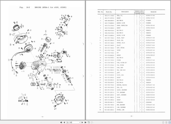 Iseki Stiller AC20 AC40 Parts Catalog 1300 098 0079 1 2