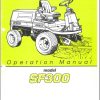 Iseki Tractor SF300 SF330 Operators Manual and Diagram 1