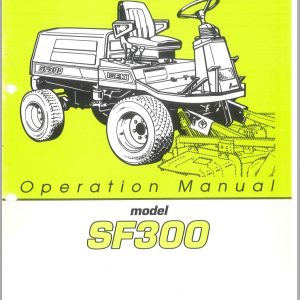 Iseki Tractor SF300 SF330 Operators Manual and Diagram 1
