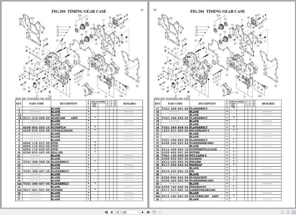 Iseki Tractor SF310F2 SF370F2 Parts Catalog 1770 095 300 00 2