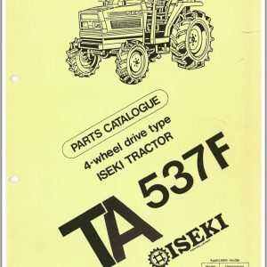 Iseki Tractor TA537 Parts Catalog 1500 098223 00 1