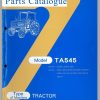 Iseki Tractor TA545T TA545F Series Parts Catalog 1597 098 100 10 1