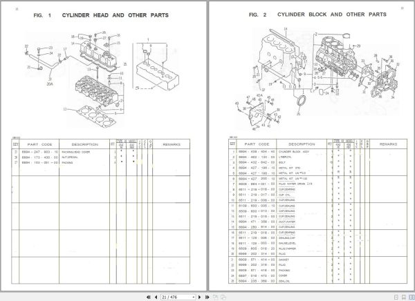 Iseki Tractor TA545T TA545F Series Parts Catalog 1597 098 100 10 2