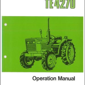 Iseki Tractor TE4270 Operators Manual and Diagram TE420M85101500 1