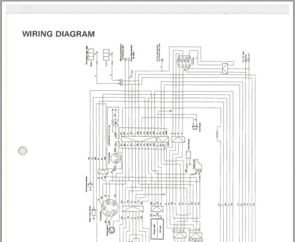 Iseki Tractor TE4270 Operators Manual and Diagram TE420M85101500 2