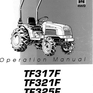 Iseki Tractor TF317F TF321F TF325F Operators Manual 9311 01 200 1