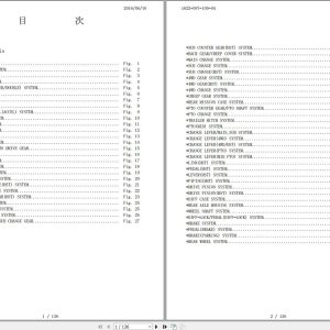 Iseki Tractor TF325F Parts Catalog 1