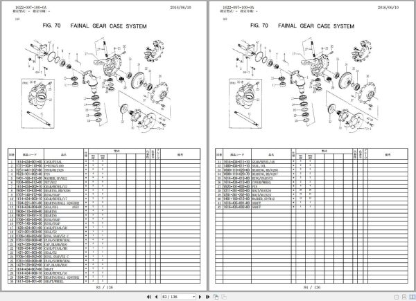 Iseki Tractor TF325F Parts Catalog 2